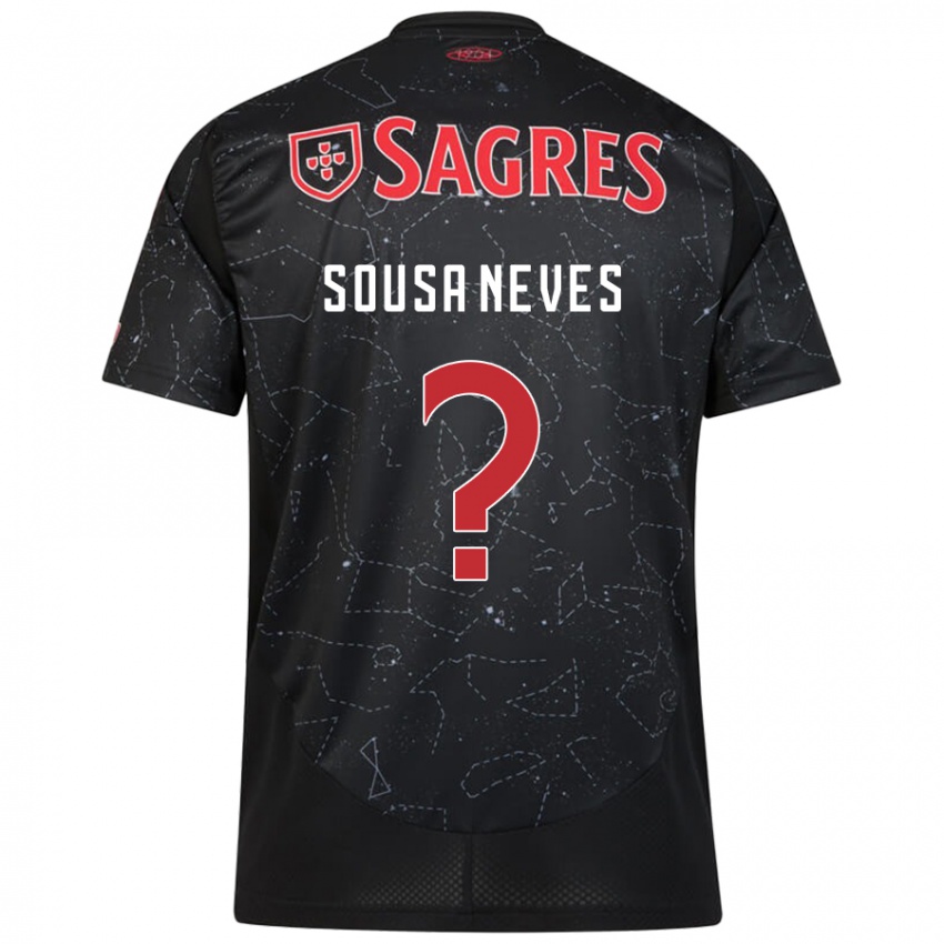 Hombre Camiseta Dilan Alison Sousa Neves #0 Negro Rojo 2ª Equipación 2024/25 La Camisa Perú