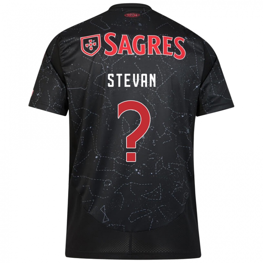 Hombre Camiseta Stevan #0 Negro Rojo 2ª Equipación 2024/25 La Camisa Perú