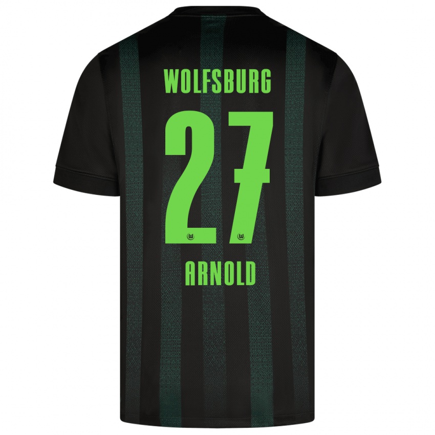 Hombre Camiseta Maximilian Arnold #27 Verde Oscuro 2ª Equipación 2024/25 La Camisa Perú