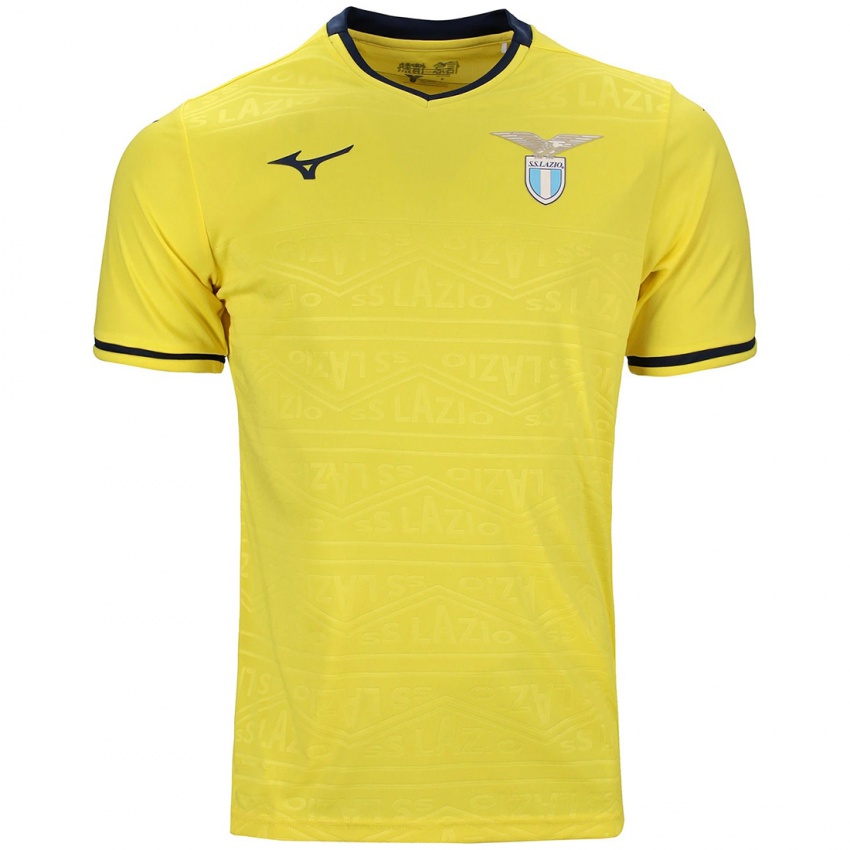 Hombre Camiseta Alessio Cipriani #12 Amarillo 2ª Equipación 2024/25 La Camisa Perú