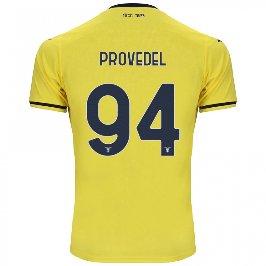 Hombre Camiseta Ivan Provedel #94 Amarillo 2ª Equipación 2024/25 La Camisa Perú