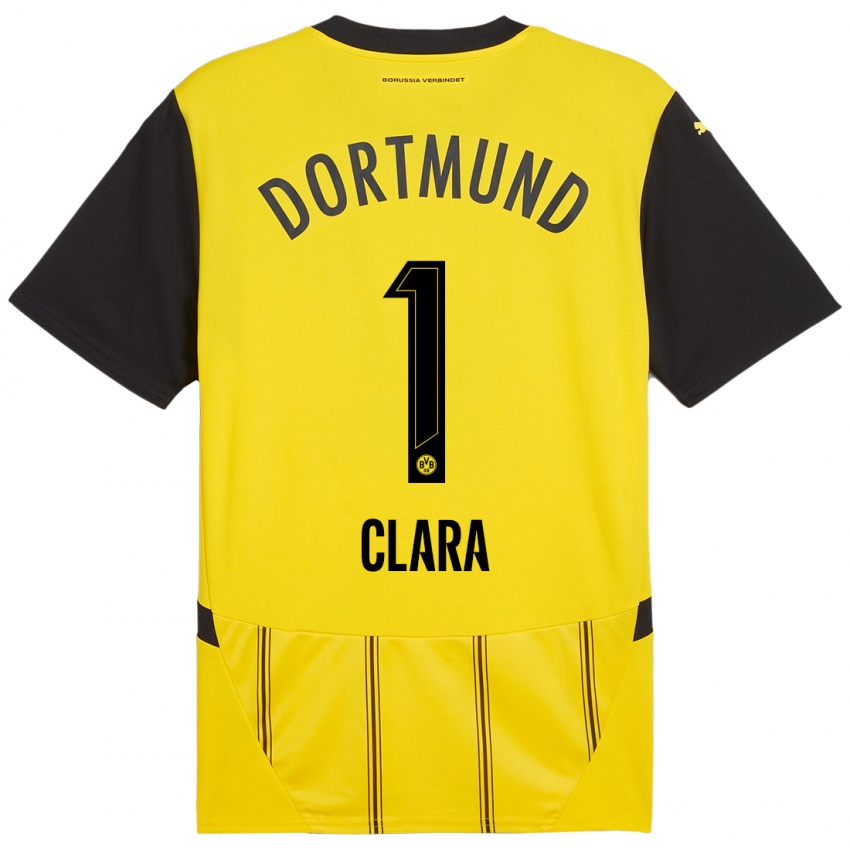 Mujer Camiseta Woltering Clara #1 Amarillo Negro 1ª Equipación 2024/25 La Camisa Perú