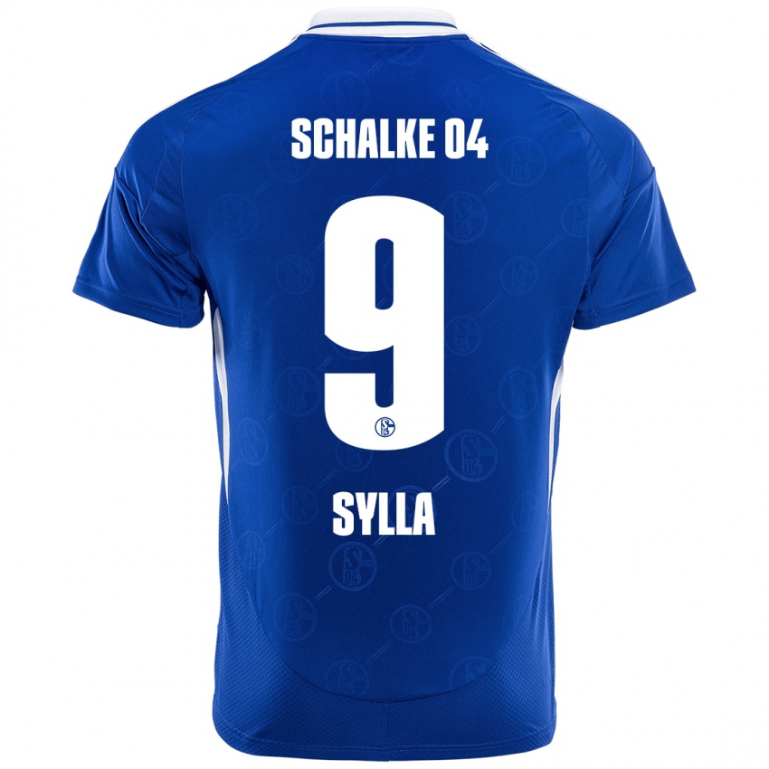 Mujer Camiseta Moussa Sylla #9 Azul Real 1ª Equipación 2024/25 La Camisa Perú