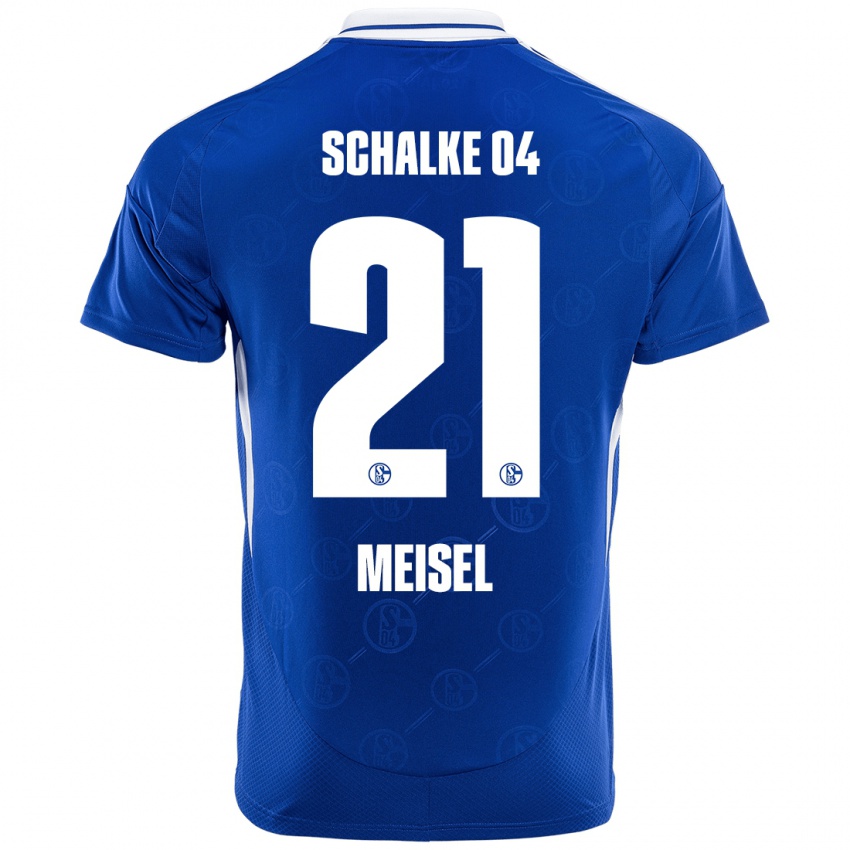 Mujer Camiseta Kelsey Meisel #21 Azul Real 1ª Equipación 2024/25 La Camisa Perú