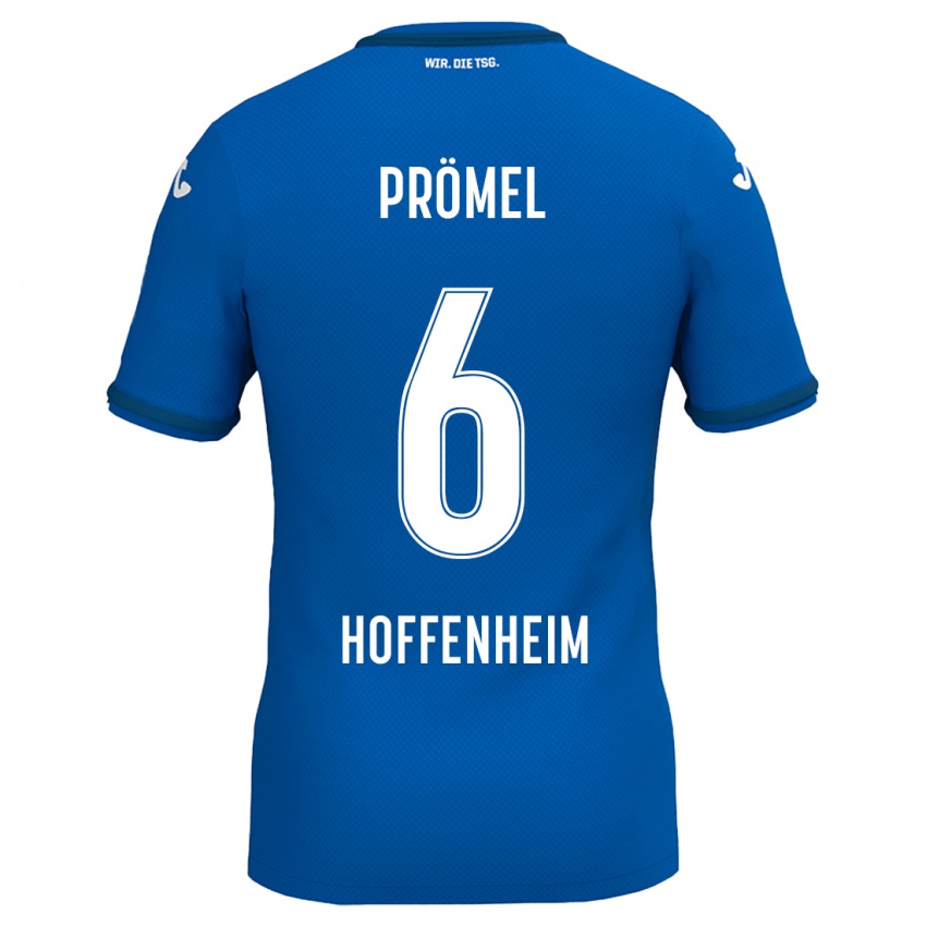 Mujer Camiseta Grischa Prömel #6 Azul Real 1ª Equipación 2024/25 La Camisa Perú