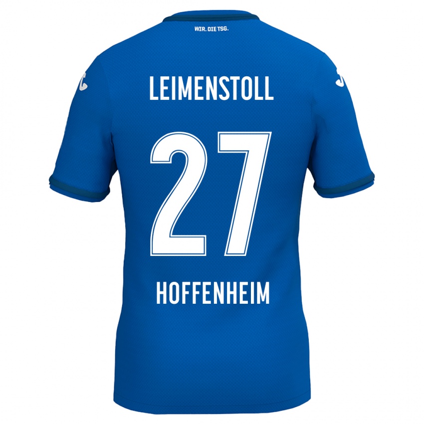 Mujer Camiseta Vanessa Leimenstoll #27 Azul Real 1ª Equipación 2024/25 La Camisa Perú