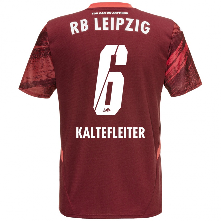 Mujer Camiseta Benno Kaltefleiter #6 Borgoña 2ª Equipación 2024/25 La Camisa Perú