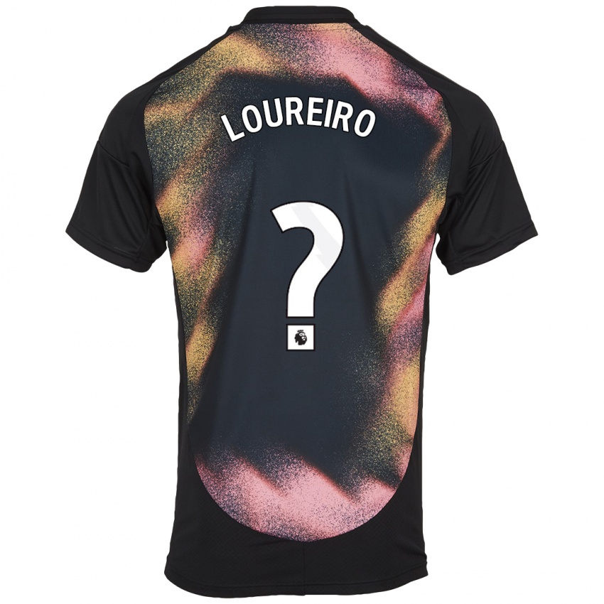 Mujer Camiseta Cheyenne Loureiro #0 Negro Blanco 2ª Equipación 2024/25 La Camisa Perú