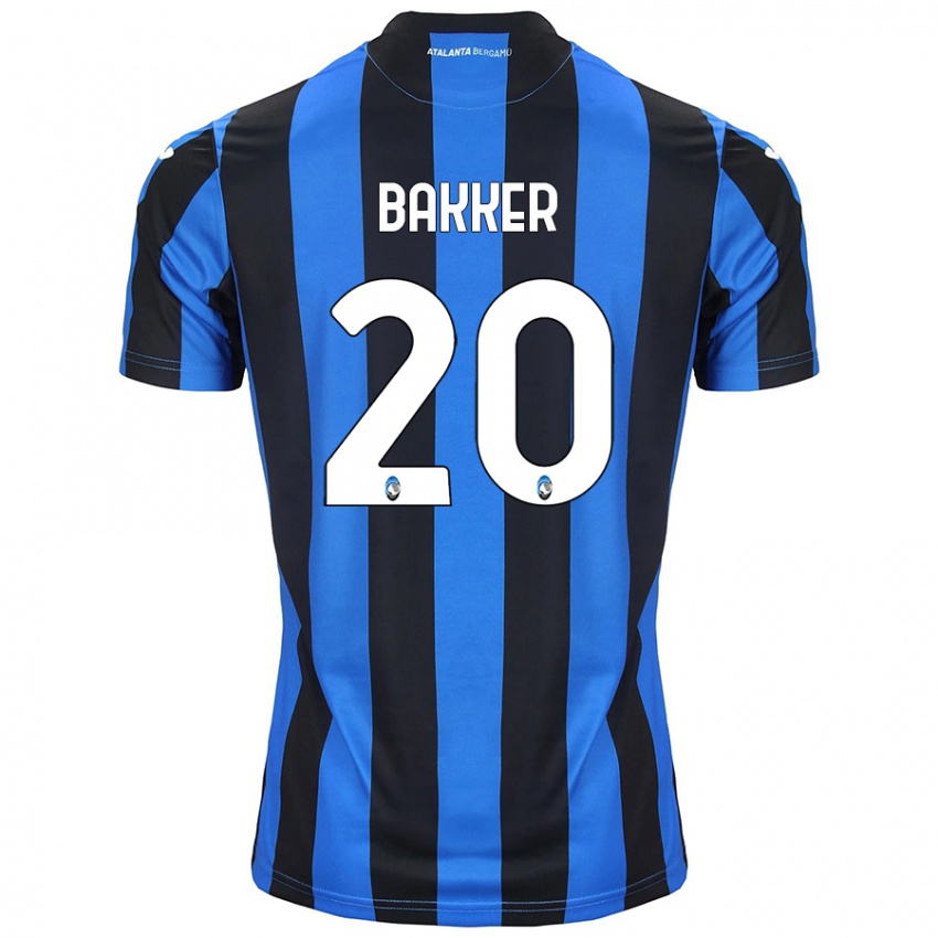 Niño Camiseta Mitchel Bakker #20 Azul Negro 1ª Equipación 2024/25 La Camisa Perú