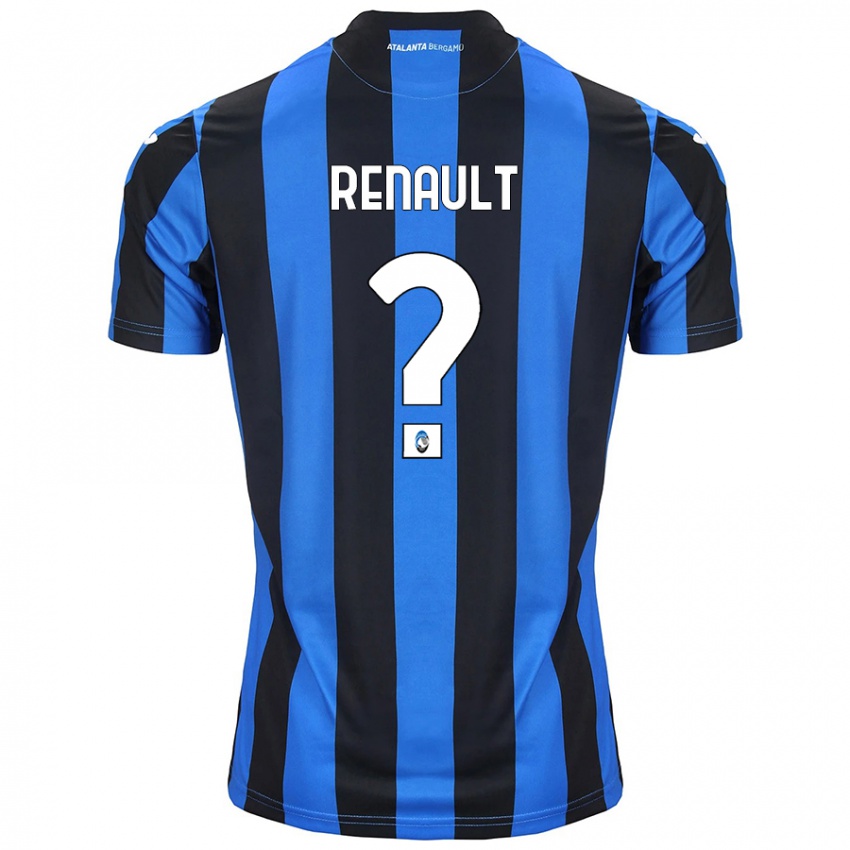 Niño Camiseta Guillaume Renault #0 Azul Negro 1ª Equipación 2024/25 La Camisa Perú