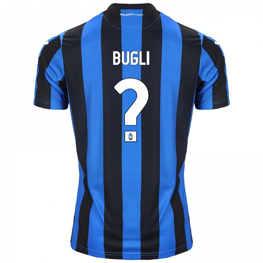 Niño Camiseta Gabriel Bugli #0 Azul Negro 1ª Equipación 2024/25 La Camisa Perú