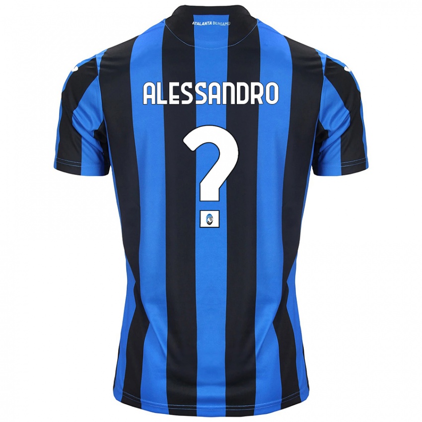 Niño Camiseta Alessandro Rinaldi #0 Azul Negro 1ª Equipación 2024/25 La Camisa Perú