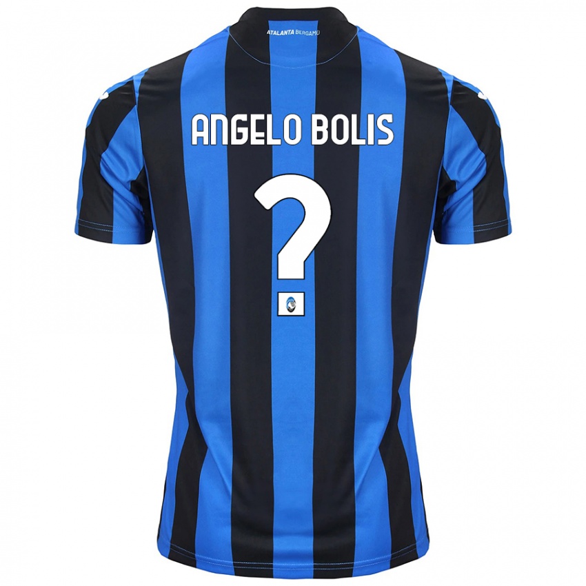 Niño Camiseta Tommaso Angelo Bolis #0 Azul Negro 1ª Equipación 2024/25 La Camisa Perú