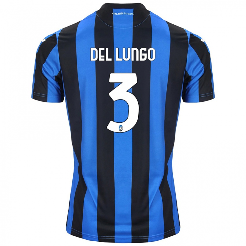 Niño Camiseta Tommaso Del Lungo #3 Azul Negro 1ª Equipación 2024/25 La Camisa Perú