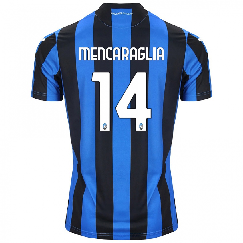 Niño Camiseta Filippo Mencaraglia #14 Azul Negro 1ª Equipación 2024/25 La Camisa Perú