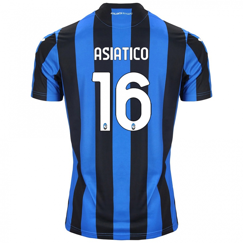 Niño Camiseta Pietro Asiatico #16 Azul Negro 1ª Equipación 2024/25 La Camisa Perú