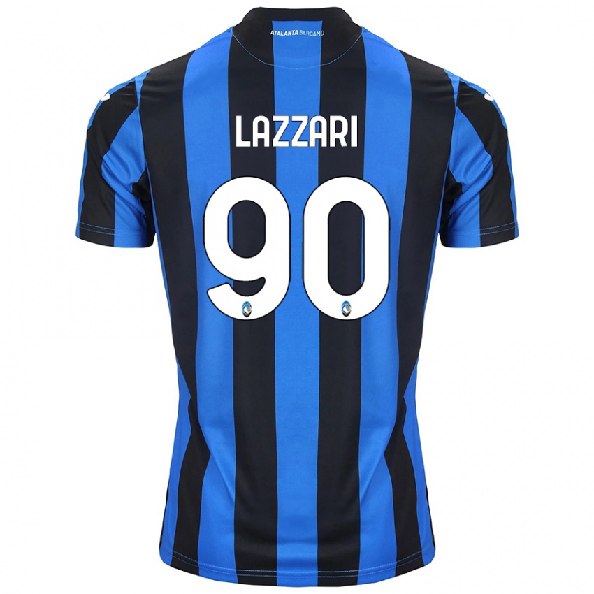 Niño Camiseta Ilaria Lazzari #90 Azul Negro 1ª Equipación 2024/25 La Camisa Perú