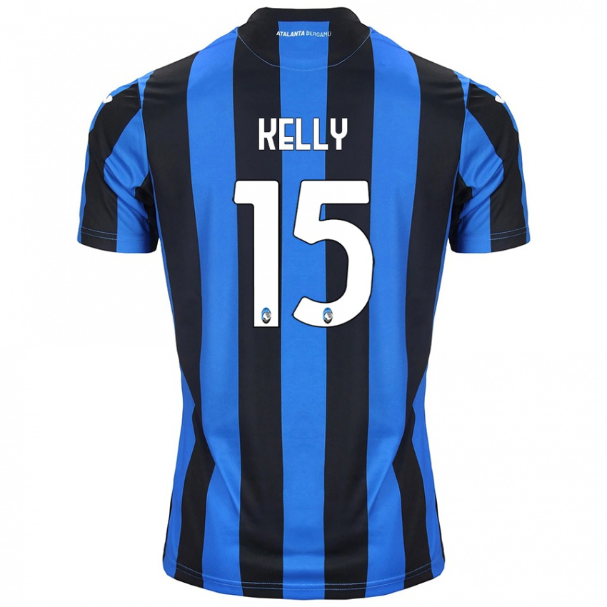 Niño Camiseta Maegan Kelly #15 Azul Negro 1ª Equipación 2024/25 La Camisa Perú