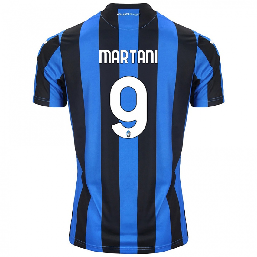 Niño Camiseta Alice Martani #9 Azul Negro 1ª Equipación 2024/25 La Camisa Perú