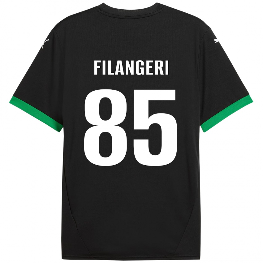 Niño Camiseta Maria Luisa Filangeri #85 Negro Verde Oscuro 1ª Equipación 2024/25 La Camisa Perú