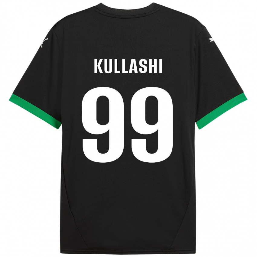 Niño Camiseta Loreta Kullashi #99 Negro Verde Oscuro 1ª Equipación 2024/25 La Camisa Perú