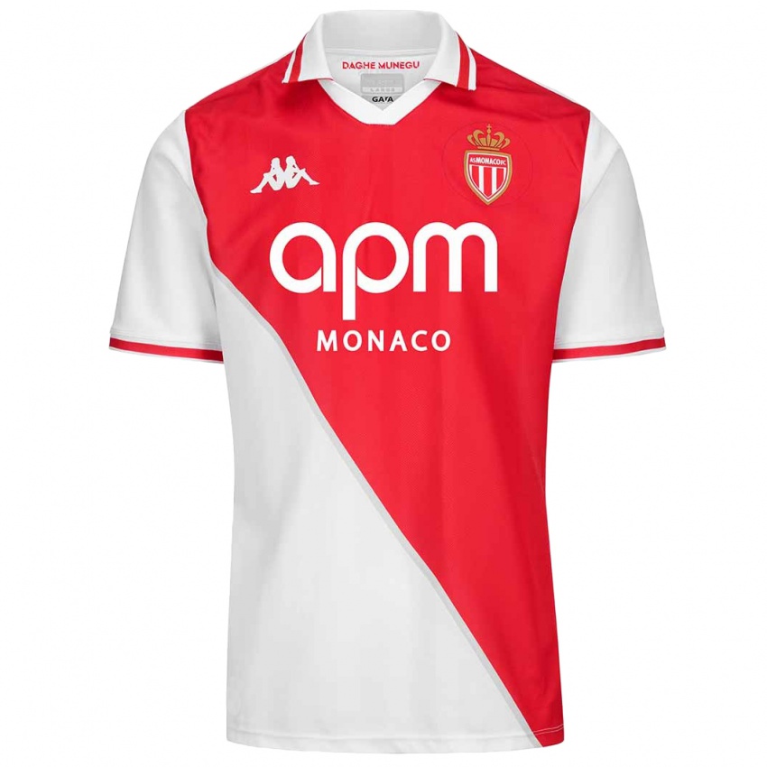 Niño Camiseta Lucas Michal #0 Blanco Rojo 1ª Equipación 2024/25 La Camisa Perú