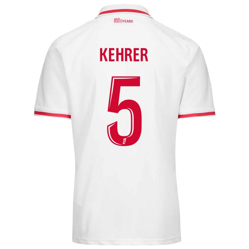 Niño Camiseta Thilo Kehrer #5 Blanco Rojo 1ª Equipación 2024/25 La Camisa Perú