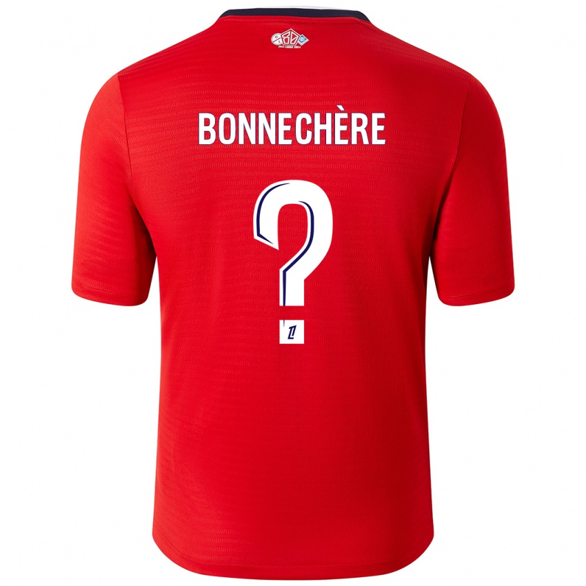 Niño Camiseta Victor Bonnechère #0 Rojo Blanco 1ª Equipación 2024/25 La Camisa Perú