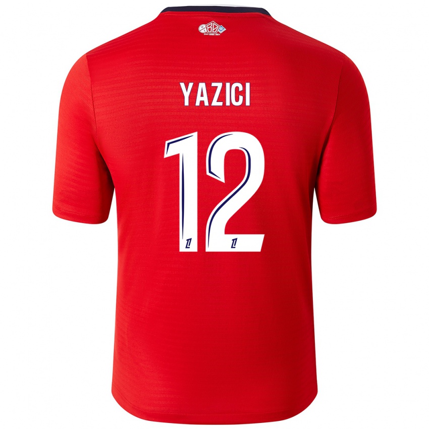 Niño Camiseta Yusuf Yazici #12 Rojo Blanco 1ª Equipación 2024/25 La Camisa Perú