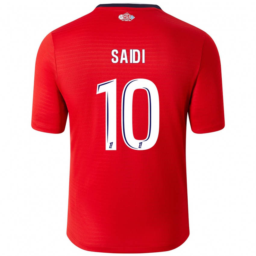 Niño Camiseta Rachel Saidi #10 Rojo Blanco 1ª Equipación 2024/25 La Camisa Perú