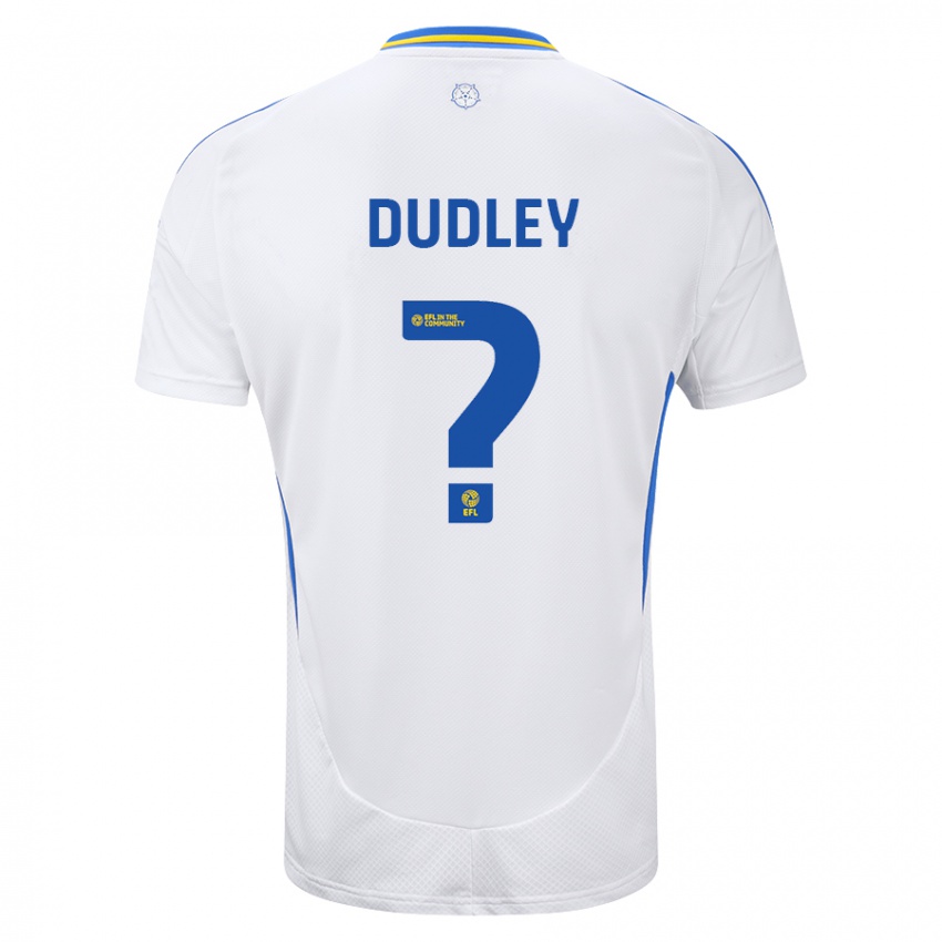 Niño Camiseta Louie Dudley #0 Blanco Azul 1ª Equipación 2024/25 La Camisa Perú