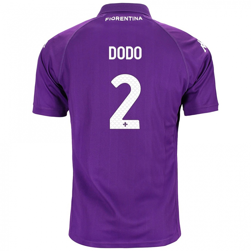 Niño Camiseta Dodô #2 Morado 1ª Equipación 2024/25 La Camisa Perú