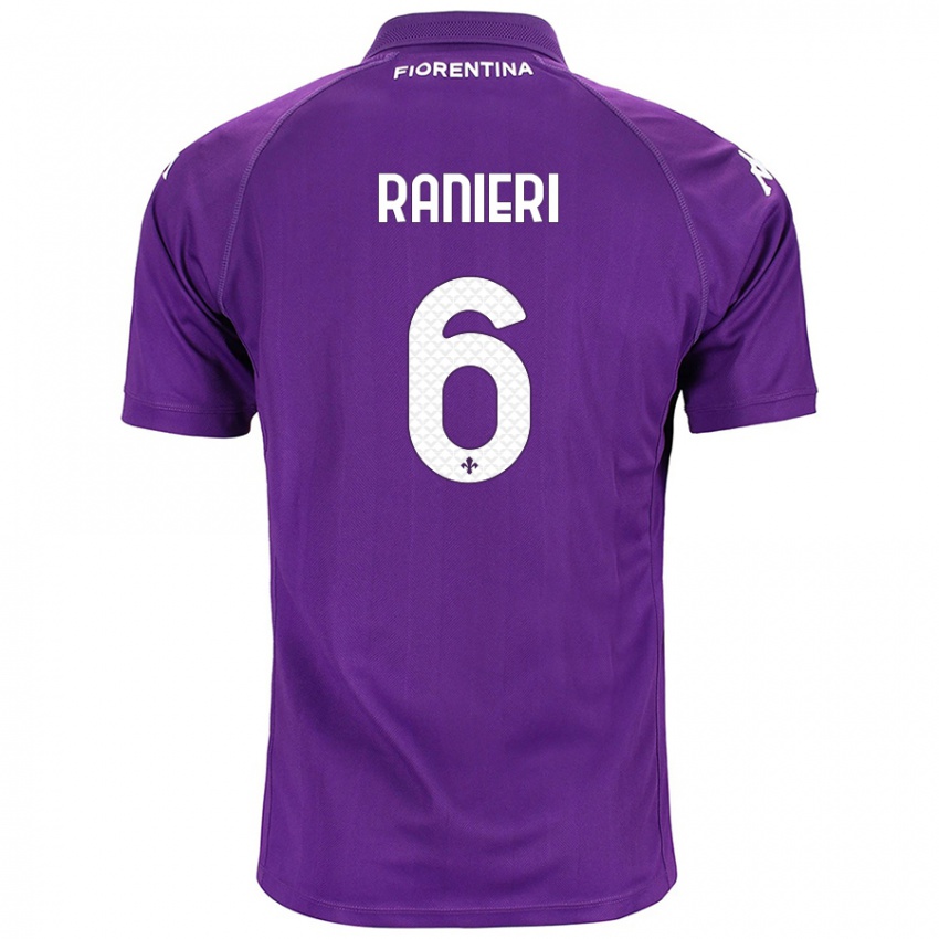 Niño Camiseta Luca Ranieri #6 Morado 1ª Equipación 2024/25 La Camisa Perú