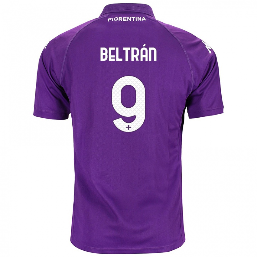 Niño Camiseta Lucas Beltrán #9 Morado 1ª Equipación 2024/25 La Camisa Perú