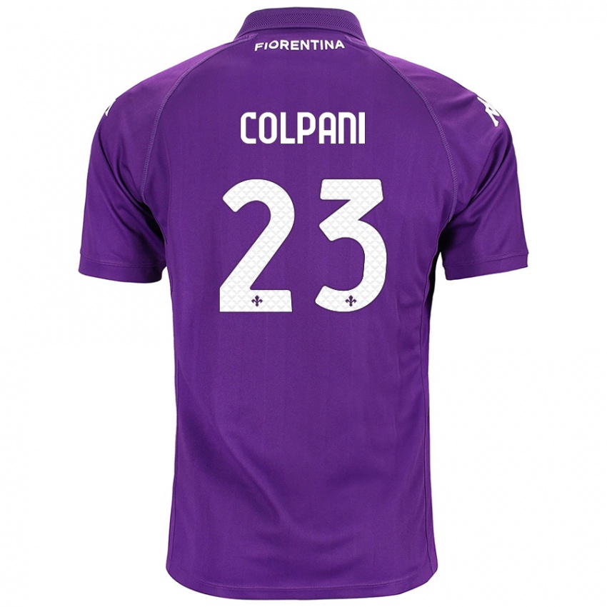 Niño Camiseta Andrea Colpani #23 Morado 1ª Equipación 2024/25 La Camisa Perú