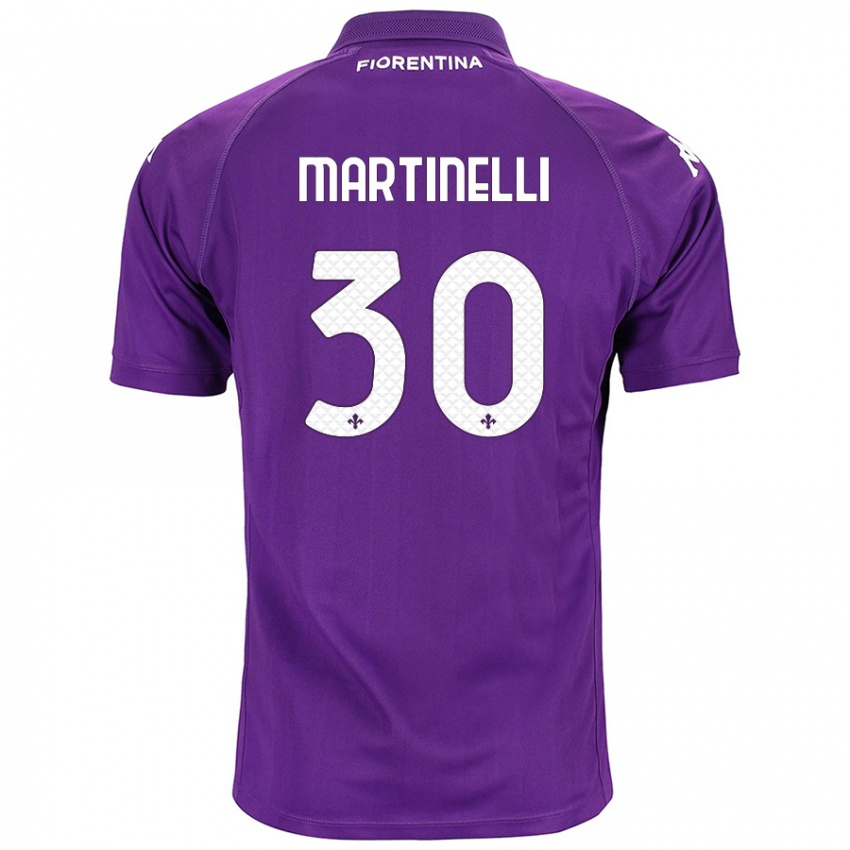 Niño Camiseta Tommaso Martinelli #30 Morado 1ª Equipación 2024/25 La Camisa Perú