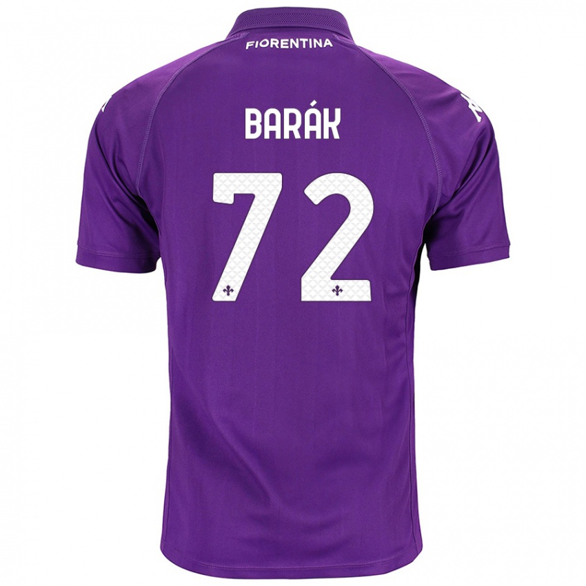 Niño Camiseta Antonin Barak #72 Morado 1ª Equipación 2024/25 La Camisa Perú