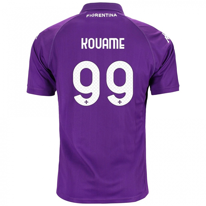 Niño Camiseta Christian Kouamé #99 Morado 1ª Equipación 2024/25 La Camisa Perú