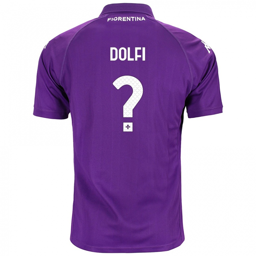 Niño Camiseta Brando Dolfi #0 Morado 1ª Equipación 2024/25 La Camisa Perú