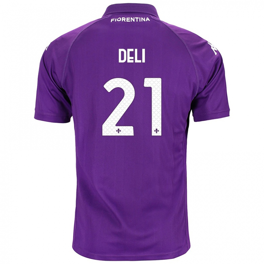 Niño Camiseta Lapo Deli #21 Morado 1ª Equipación 2024/25 La Camisa Perú