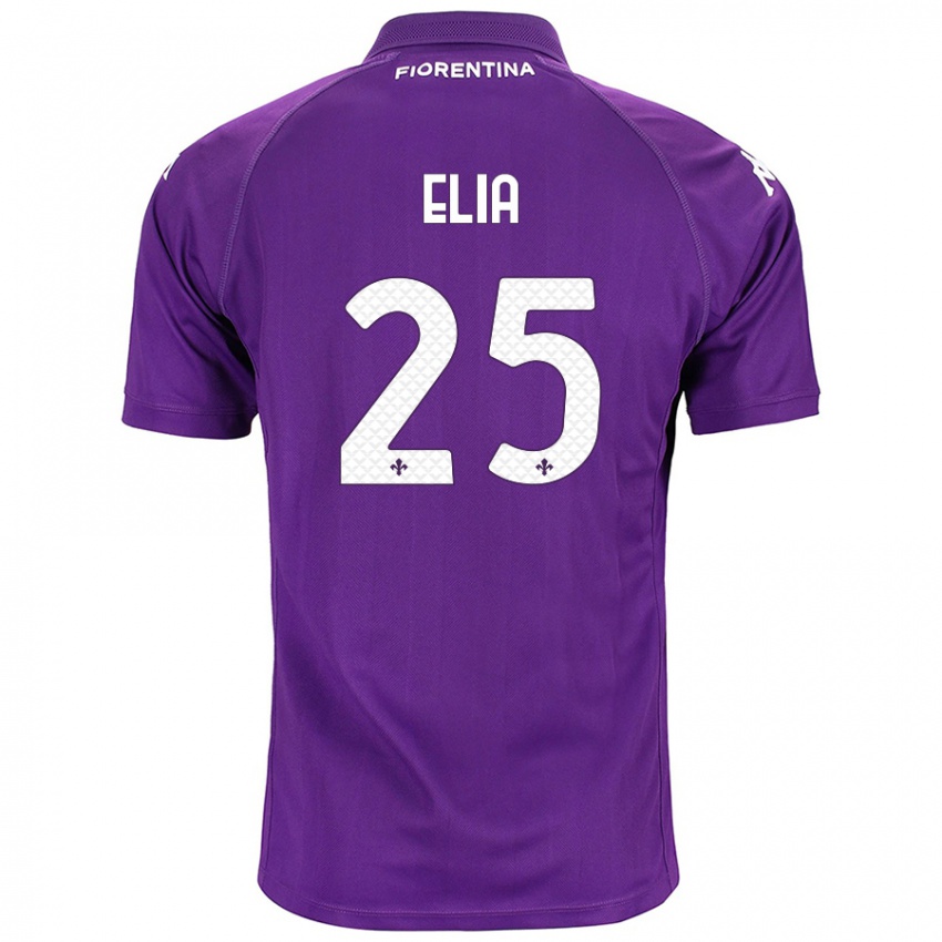 Niño Camiseta Mirko Elia #25 Morado 1ª Equipación 2024/25 La Camisa Perú