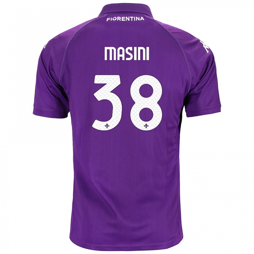 Niño Camiseta Linda Masini #38 Morado 1ª Equipación 2024/25 La Camisa Perú