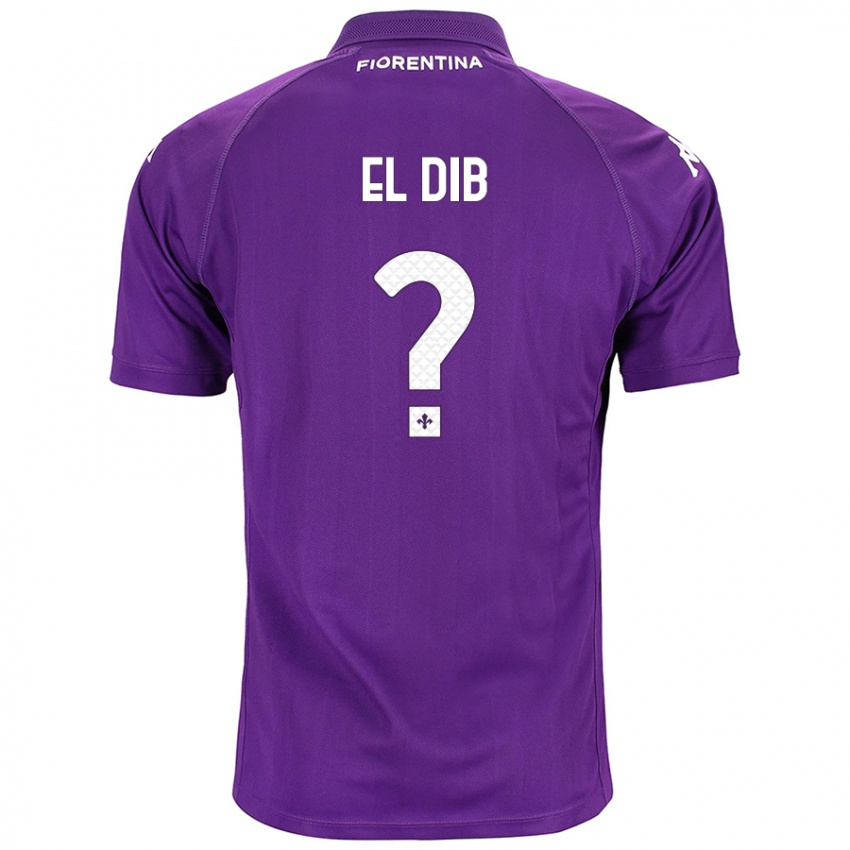 Niño Camiseta Karim El Dib #0 Morado 1ª Equipación 2024/25 La Camisa Perú