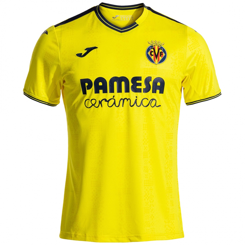 Niño Camiseta Su Nombre #0 Amarillo Negro 1ª Equipación 2024/25 La Camisa Perú