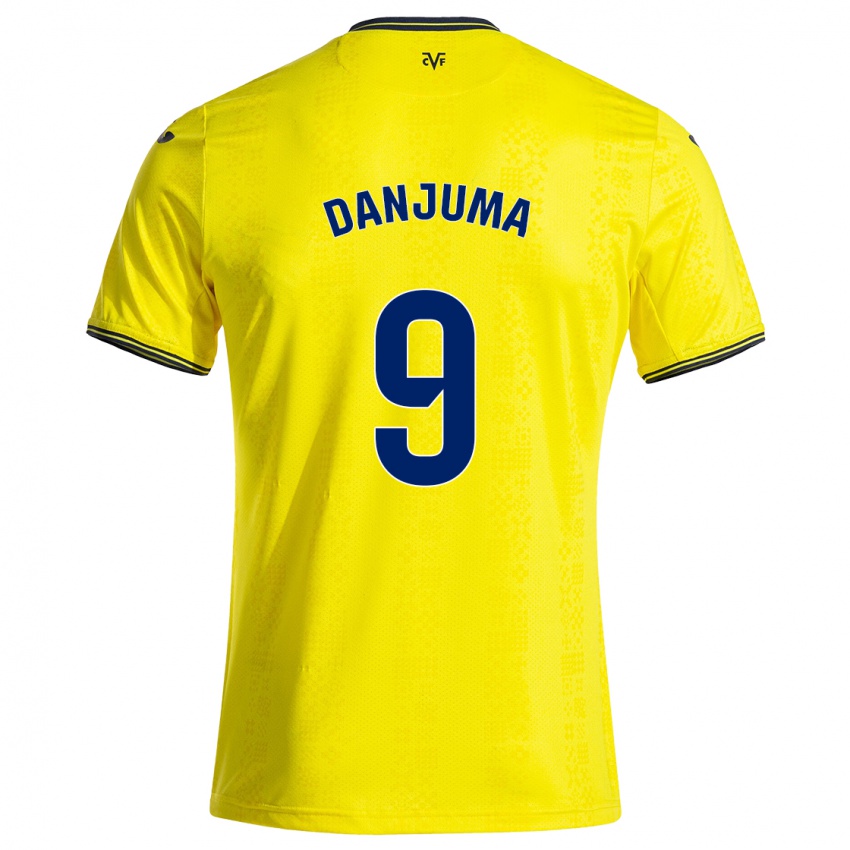 Niño Camiseta Arnaut Danjuma #9 Amarillo Negro 1ª Equipación 2024/25 La Camisa Perú