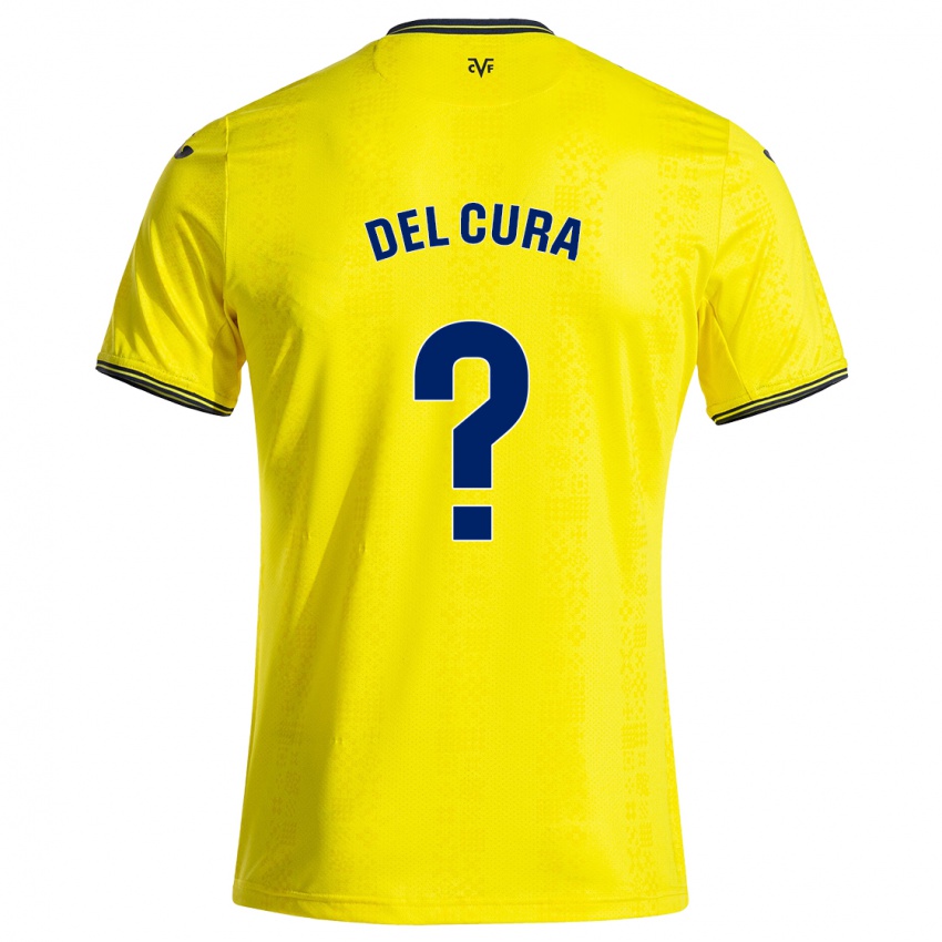 Niño Camiseta Unax Del Cura #0 Amarillo Negro 1ª Equipación 2024/25 La Camisa Perú