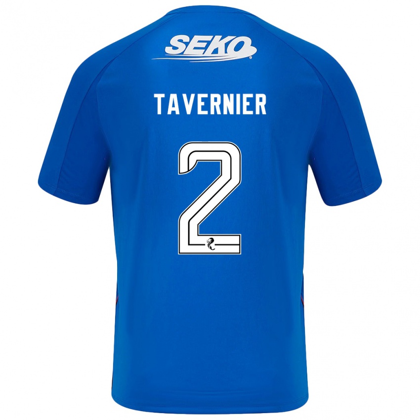 Niño Camiseta James Tavernier #2 Azul Oscuro 1ª Equipación 2024/25 La Camisa Perú