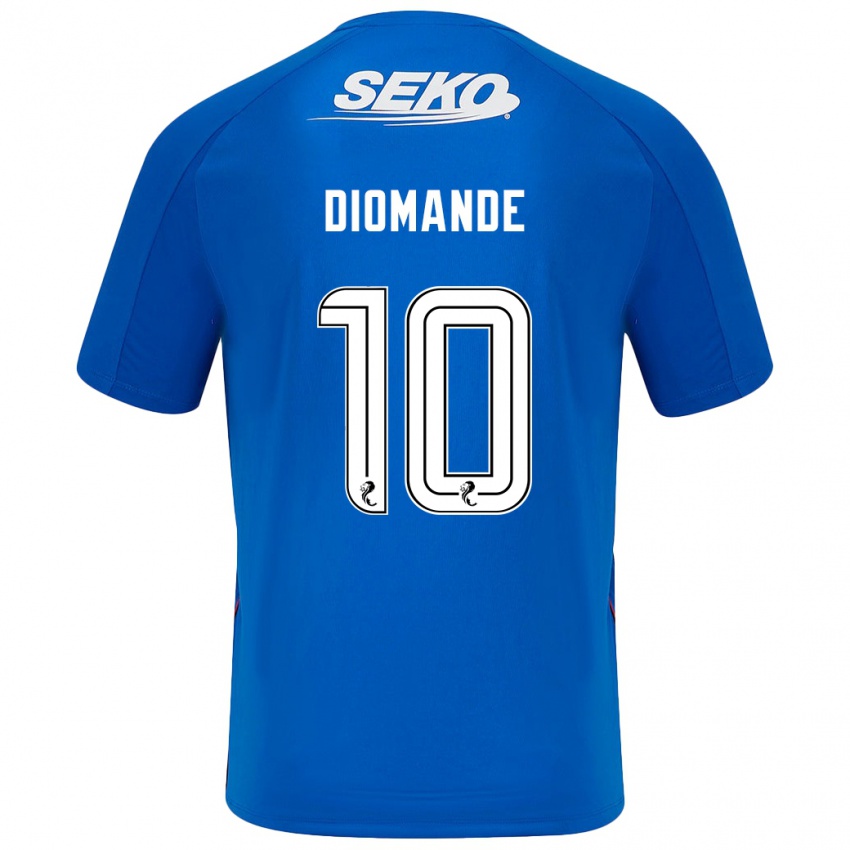 Niño Camiseta Mohamed Diomandé #10 Azul Oscuro 1ª Equipación 2024/25 La Camisa Perú