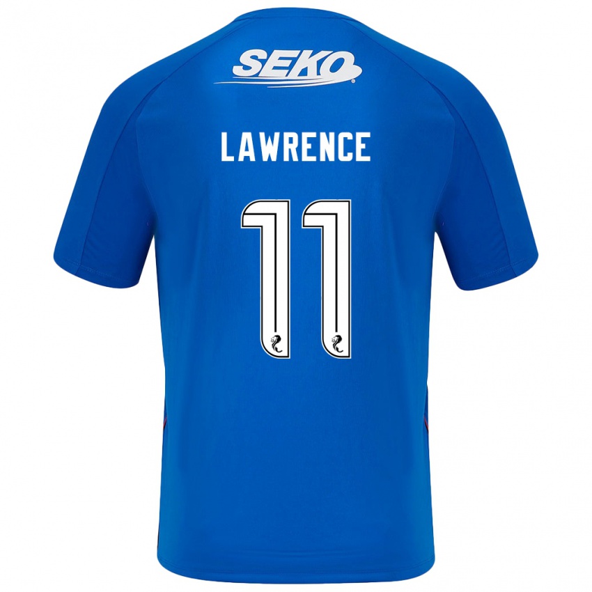 Niño Camiseta Tom Lawrence #11 Azul Oscuro 1ª Equipación 2024/25 La Camisa Perú