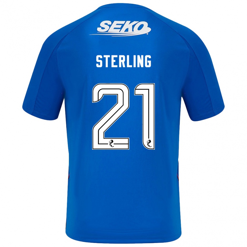 Niño Camiseta Dujon Sterling #21 Azul Oscuro 1ª Equipación 2024/25 La Camisa Perú